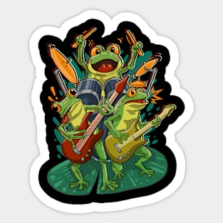 frog band Sticker